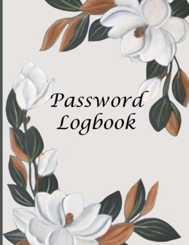 Gifts for Older Women over 70: Password Books for Seniors, Great Mom Gift from Daughters, Sons and Husbands: 8.5"x11" Large Print, Floral Print Soft ... For Mother's Day, Birthday, Christmas.