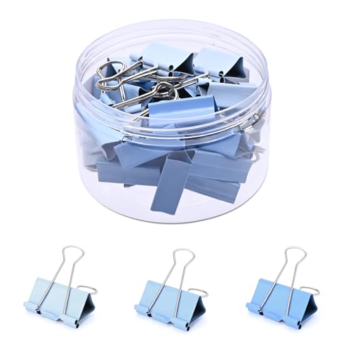 Pinces de reliure en métal robuste avec boîte transparente pour maintenir 100 feuilles sans pli