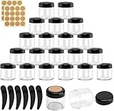 Kiavount 20 Stück Leere Cremedosen Cremegläser mit Deckel 40ML...