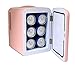 Frigidaire Mini Portable Compact Personal Fridge Cools & Heats, 4 Liter Capacity Chills Six 12 oz Cans, 100% Freon-Free & Eco Friendly, Includes Plugs for Home Outlet & 12V Car Charger - Pink