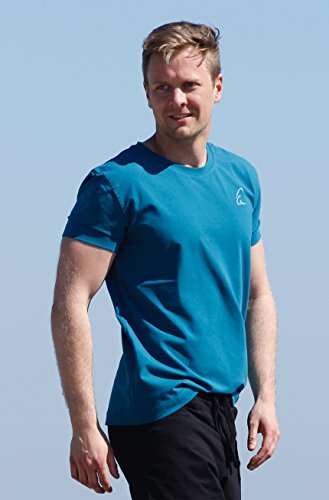 ESPARTO Bhaalu Men's T-Shirt, petrol, L