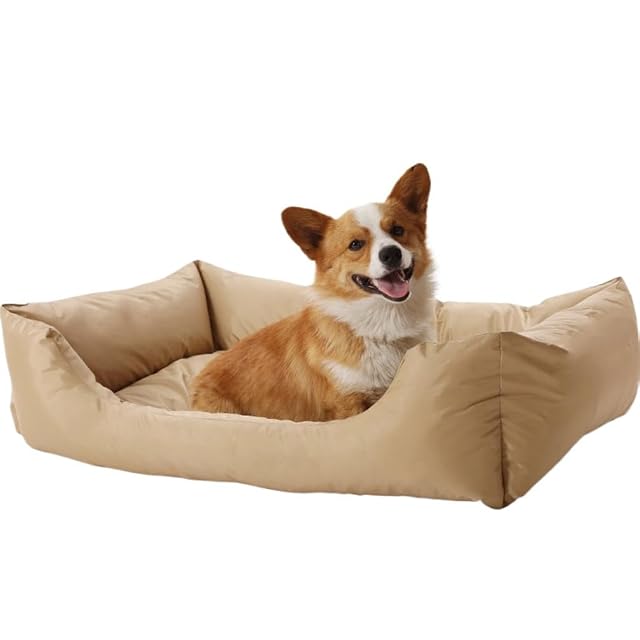 M&Catree Cama Perro Impermeable, Rectángulo Sofá para Gatos Mascotas Cojín Perro Antipelo y Suave