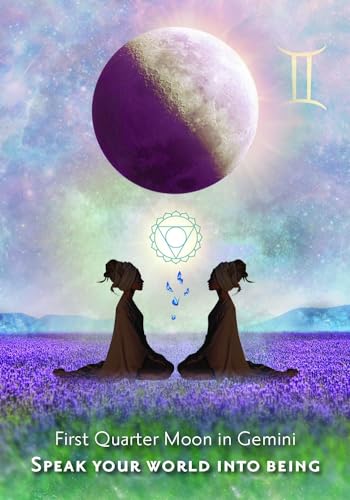 Image of DUNGRANI ENTERPRISE Tarot Cards 44 Pieces Moonology Manifestation Traditional Standard Tarot Deck Fortune Telling Game Divination Tools for Adults (Moonology Manifestation Oracle)