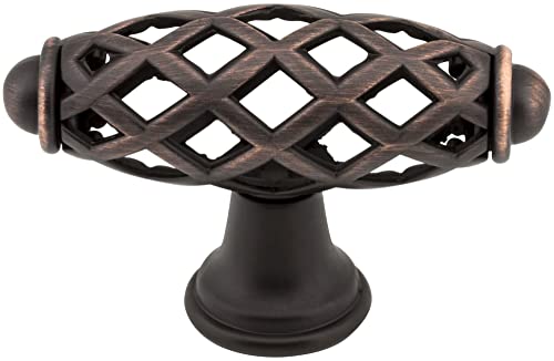 Jeffrey Alexander 749Sim Tuscany Birdcage Knob, Iron #TOP6