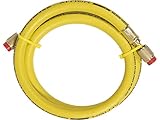 Appion MH380004AAY - 3/8' Dia. Hose, 4-foot, 1/4'FL to 1/4'FL, Yellow