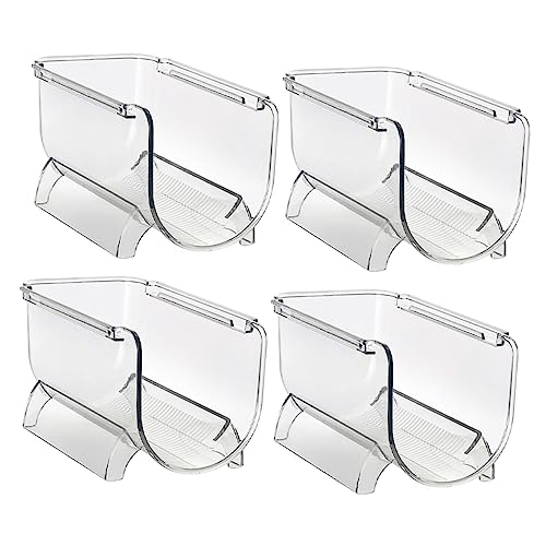 Holibanna Estante De Vino Para Botellas Organizador y Soporte Para Encimera Del Refrigerador Estantería De Vino Transparente Para Almacenamiento y Exhibición De Botellas