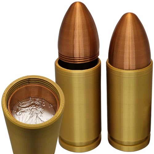 Tubos para Monedas Bullet Coin Tube de Plástico Bronze miniatura 1