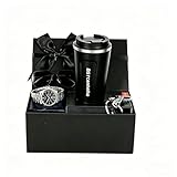 BSTcentelha Coffret Cadeau Homme Original Noel Anniversaire Pour Fête des Pères pour Papa,Mari,Petit ami,Ami,Collègue (SetB)