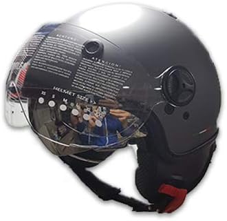CASCO MOTO NUDO DURALEU TITANIO OPACO TAGLIA XL : Amazon.it: Auto e Moto
