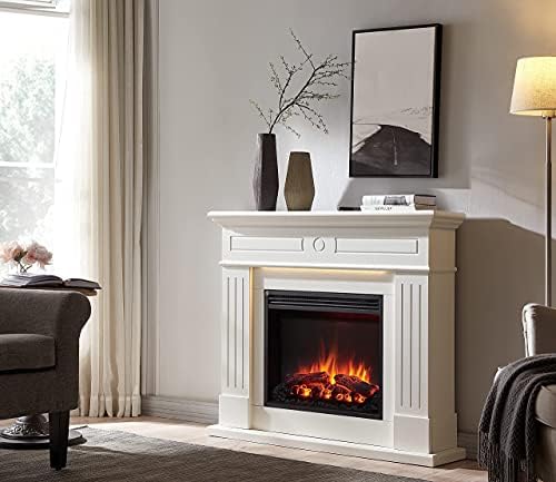 Everleigh Electric Fireplace Suite Multiple Colour Options Avaliable (WHITE)
