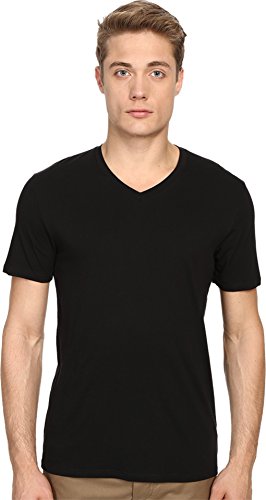 T-shirt col en V Vince en coton Pima noir taille XXL pour homme