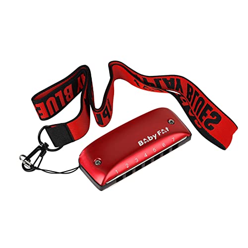MayDONG Harmonica diatonique à 7 trous avec cordons gratuits pour enfants, amis et débutants - Les Beatles, Paul McCartney, John Lennon, RIngo Starr, George Harrison MayDONG Harmonica diatonique à 7 trous avec cordons gratuits pour enfants, amis et débutants