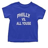 The Pxv Toddler Philly Vs. All Youse 5/6T Royal Blue T-Shirt