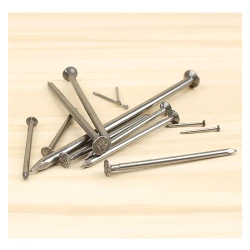 BUUV Wood Nails Flat Round Head Carbon Steel Decorative Furniture Hardware Wire Nail 16mm-100mm Length miniatura 4