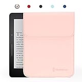 Omnpak 6 Inch Kindle Sleeve for All-New Kindle 2019/Kindle Paperwhite (Included 2018 Version)/Kindle Voyage/Kindle (8th Gen, 2016)/Kindle 4/5/Kindle Touch Protective Pouch Bag Case Cover, Pink