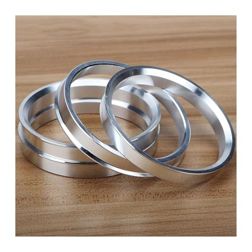 Bague de centrage 54.1-56.1mm en aluminium pour jante de voiture