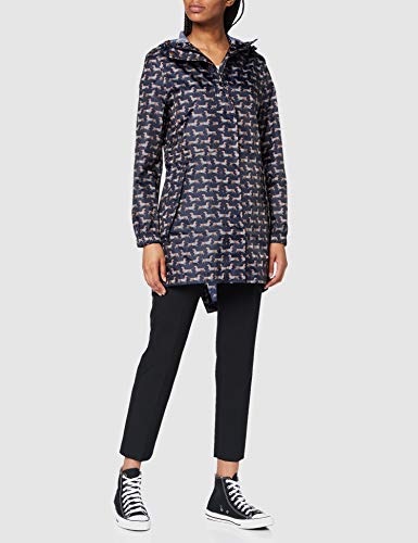 Joules Womens Jacket Raincoat, Navy Sausage Dog, 1 6 Us #TOP1