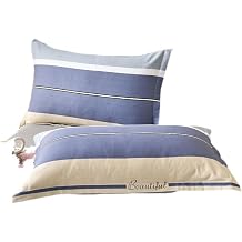 100% Cotton Pillowcase 48x74cm Random Color/Pattern Soft Breathable Standard Size Pillow Cover
