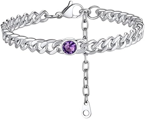 ChainsHouse Cuban Link Anklets for Women Men Stainless Steel Feet Jewelry Ankle Bracelets