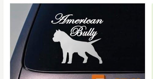 EZ-STIK American Bully Script Apbt Calcomanía Pit Bull Rescue K9 Parolees Jl ChintsA012