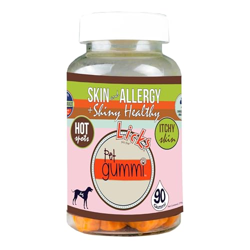 Licks - Dog Skin & Allergy - Vitamin Gummis - 90 Use