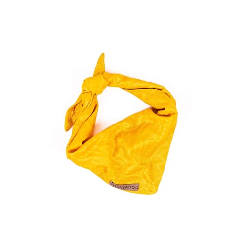 Image of Wilderdog Dog Bandana with Lightweight Quick Drying Poly-Blend Mesh Material in Mustard