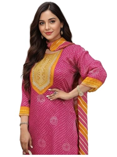 Short en viscose pour femme pantalon dupatta costume indien ethnique rose fête