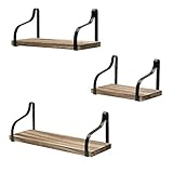 ✔ ✔ Verzaubern Sie Ihre Wände mit unseren schwebenden Regalen】: Sind Sie es leid, Dinge horizontal herumzustellen? Vertikal versuchen! Nutzen Sie die freien Plätze über dem Tisch voll aus und schaffen Sie vielseitigen Stauraum, um Ihre ausgefallenen Sammlungen, Fotos, Pflanzen und sogar Ihre Uhr zu organisieren. Mit einem Klick (Scherz, Sie müssen die Wandregale installieren) erhalten Ihr unordentliches Wohnzimmer, Schlafzimmer, Bad und Küche ein völlig neues Aussehen.