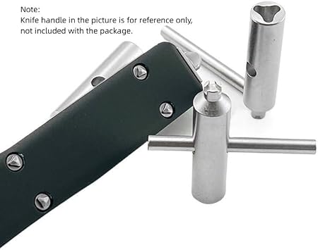 1Set Screw Disassembly Tool Fits for Microtech UTX70, Triangle Screw Driver Wrench Accessory