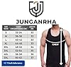 JUNGANRHA® Mens Vest Tops Summer Multipack Sleeve-Less Plain Undershirt Out Door Breathable Summer Top Everyday Athletic Wear Shirts, Men's Cotton Vests Tank Tops Black Size 4XL #3