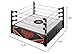 WWE Superstar Ring (14 in) with Spring-Loaded Mat & Real Flex Ropes for Action Figures; Gift for Ages 6 Years Old & Up