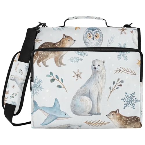 Arctic Animals �z���C�g�W�b�p�[�o�C���_�[�o�b�O�A3�����O�o�C���_�[�A�m�[�g�p�\�R���R���p�[�g�����g�A�}���`�|�P�b�g�I�[�K�i�C�U�[�t�� �w�Z��I�t�B�X�p