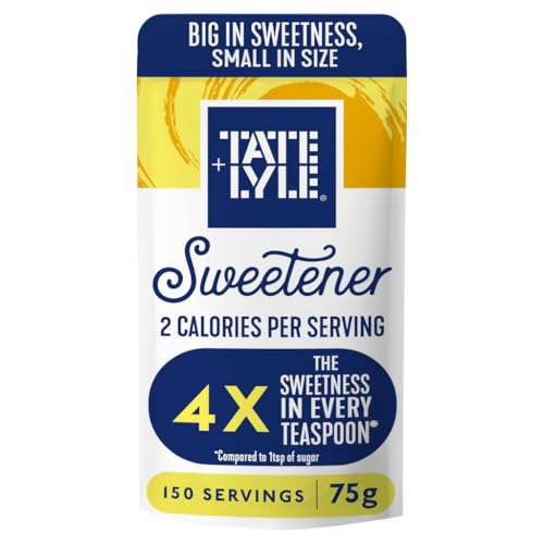 Image of Tate & Lyle - Sweetener Pouch - Zero Calorie Sugar Alternative - Sucralose-Based - Vegan & Vegetarian Friendly - Can be Used for Tea and Coffee - 75g