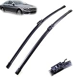 Wischerblätter für Frontscheibenwischer, für Mercedes-Benz W205 C180 C200 C250 C300 C350 C400 C450 2015–2020 Scheibenwischer