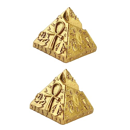 Zerodeko Di Piramide Di Cheope Luminoso E Squisito 2 Pezzi Di Accessori Fotografici Per La Decorazione Della Piramide Egizia
