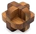 Neutron: Handmade & Organic 3D Brain Teaser Wooden Puzzle for Adults from SiamMandalay with SM Gift Box(Pictured)