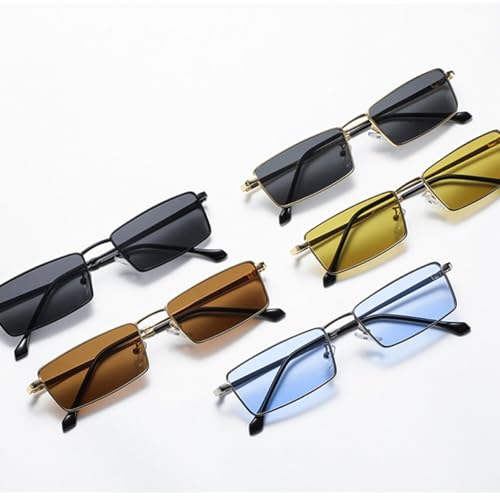 Metal Small Frame Sunglasses Women Fashion Luxury Street Photography Eyeglasses Sunshade Retro Unisex Sun Glasses2