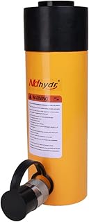 NDhydr 25T Hydraulic Ram Cylinder 6" Stroke Low Profile Hydraulic Porta Power Ram Jack Single Acting Hydraulic Jack Lifting Cylinder Hydraulic Cylinder Jack for Shipbuilding, Bridge, Construction