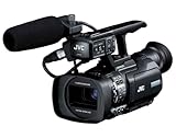 JVC GY-HM150E Videocamera Professionale (FHD SDXC 10xZoom) 2.7 pollici LCD, Nero