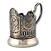 Russian Imperial Coat of Arms Classic Russian Tea Glass Metal Holder / Podstakannik for Hot or Cold Liquids