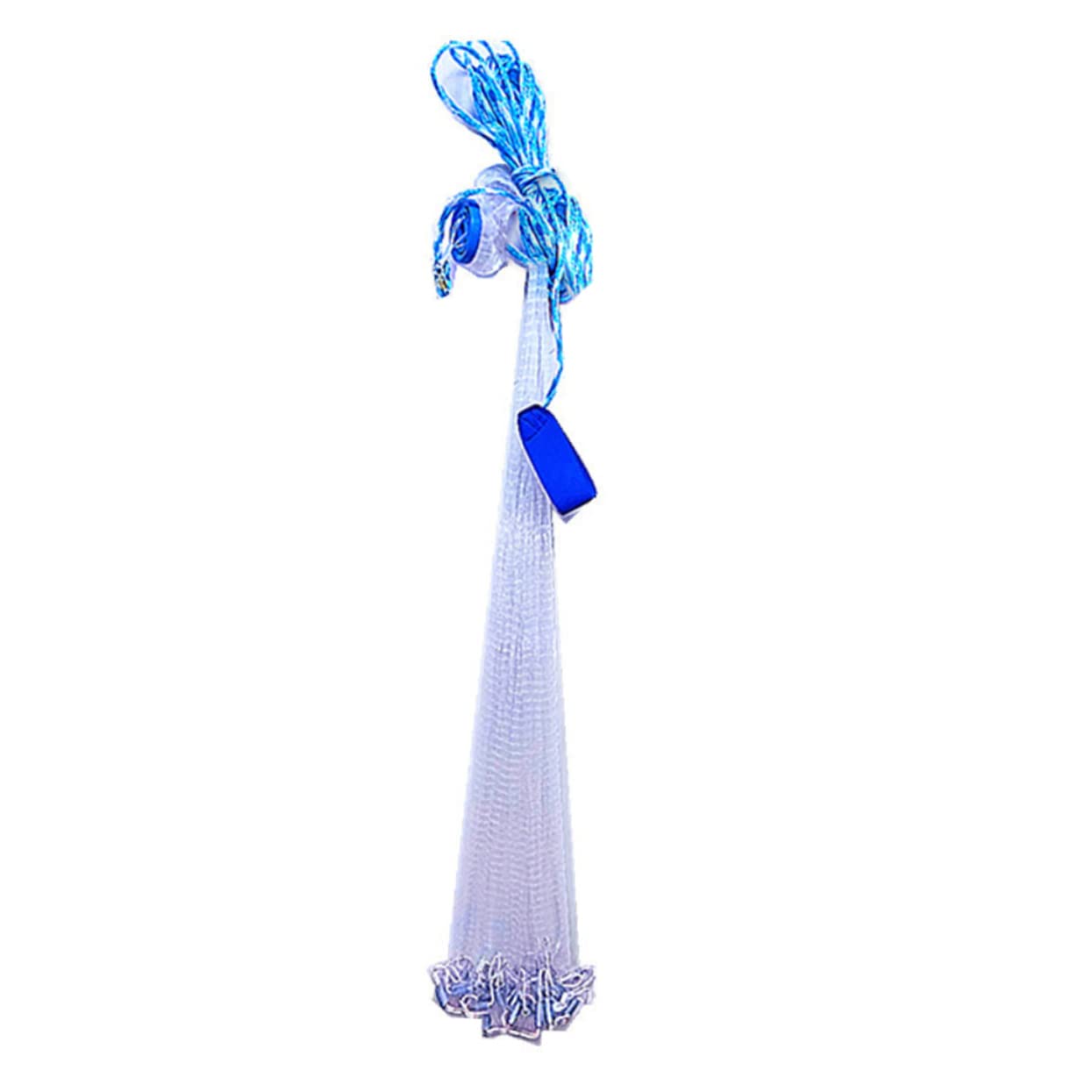 SUPVOX rete da pesca in mare rete da giocoleria con pallone da calcio esche di acqua salata rete per gamberetti specchietto per casco da bicicletta lenza coulisse attrezzo bianca