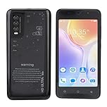 Unlocked Smart Phone, 3G Rugged Cell Phone with 5.0 Inch HD Full Screen, Intelligent Mobile Phone for Birthday Gifts, 128GB Expandable Storage, Ultra Long Standby, Facial Recognition(Black)