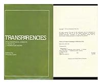 Transparencies: Philosophical Essays in Honor of J. Ferrater Mora 0391023616 Book Cover