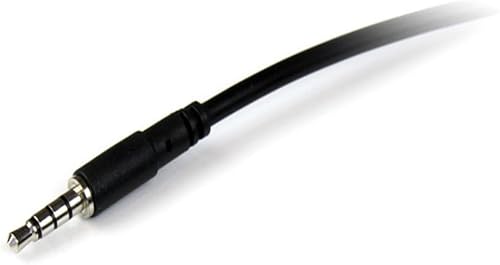 Miniatura 2 de StarTech.com Cable de 2 m extensión para auriculares TRRS con 4 posiciones. 6 ft Negro