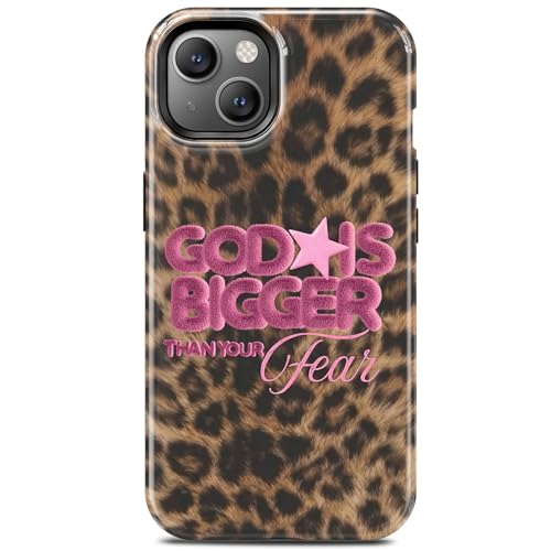 Coque iPhone 15 Plus MagSafe imprimé léopard en silicone antichoc pour femme