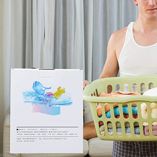 HOMSFOU 72 peças à prova de corantes, leve e mista, lavadora à máquina, economizadora de papel, para