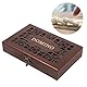 FOMIYES 1 Set Domino-Set Premium Classic 28 Stück Double Six Domino Unterhaltung Freizeit Party Spiel Spielzeug mit Holzbox für Kinder