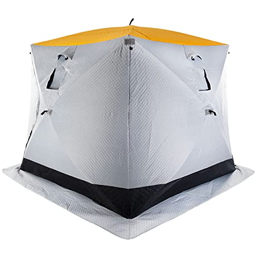 Pop-Up Portable Ice Fishing Shelter, 3-4 Person Ice Fishing Tent, Insulated Waterproof Ice Fishing Shelter Tent With Carrier Bag For For Outdoor Fishing #TOP1