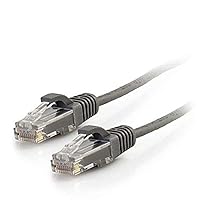 Vista 14 de C2G Cable de conexión cruzada Cat6, cable de remiendo Cat6 sin blindaje y sin engancho, cable Ethernet cruzado rojo, cable Ethernet UTP sin engancho