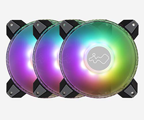 InWin Saturn 120MM Addressable RGB Triple Fan Kit (Controller Included) by IN WIN - Used condition - CA$40.74